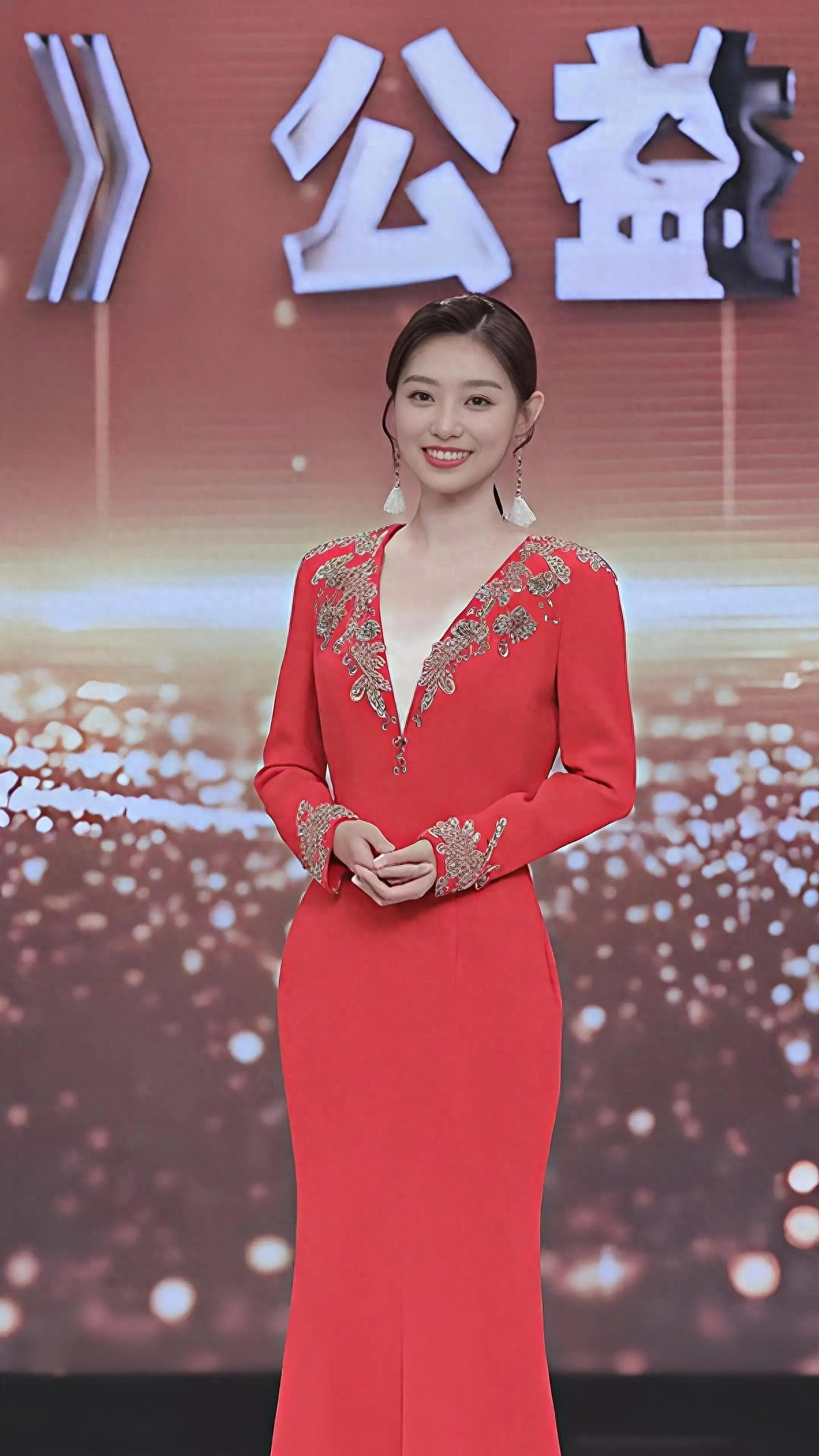 最美北京电视台主持人陈赛优雅芳菲知性的美学识的美谈吐的美