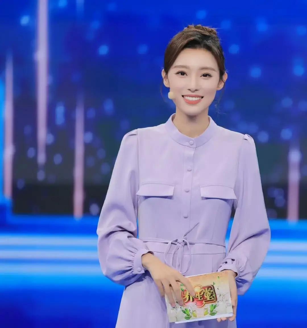 最美北京电视台主持人陈赛优雅芳菲知性的美学识的美谈吐的美