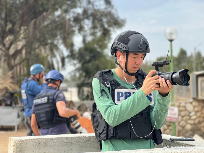 巴以战地女记者陈慧慧上热搜，还有这些中国记者走上前线