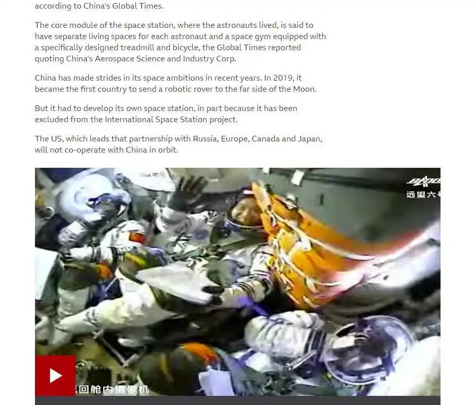 酸!国外网友集体嘲讽神舟12号,大呼:那是在摄影棚里拍的