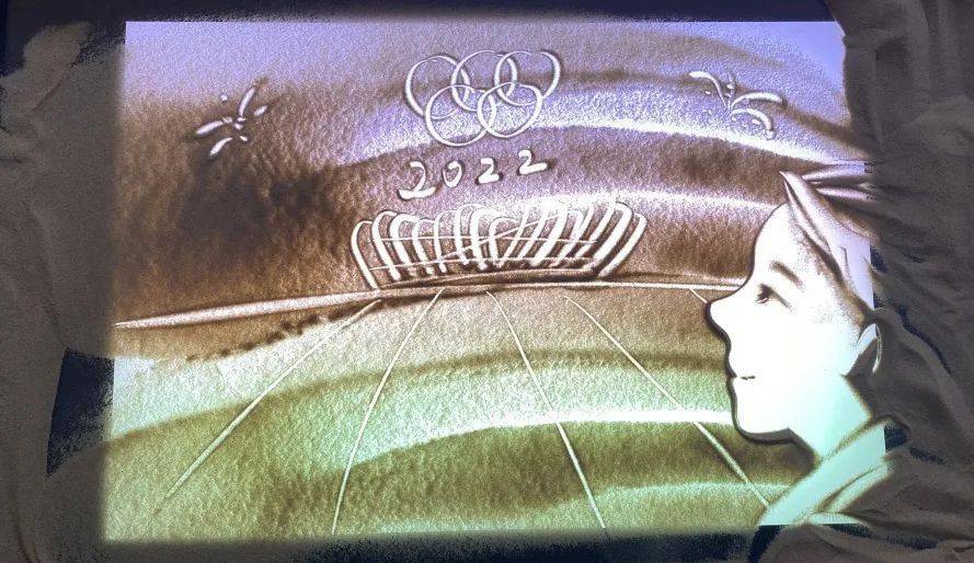 崇外|“沙绘万千”迎冬奥主题沙画体验