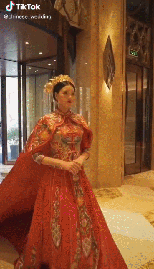 中式婚礼火遍全球!华丽梦幻有排面,国外网友:我也想整一个