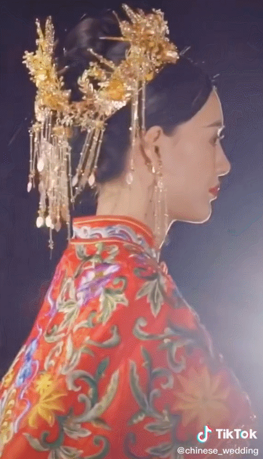 中式婚礼火遍全球!华丽梦幻有排面,国外网友:我也想整一个