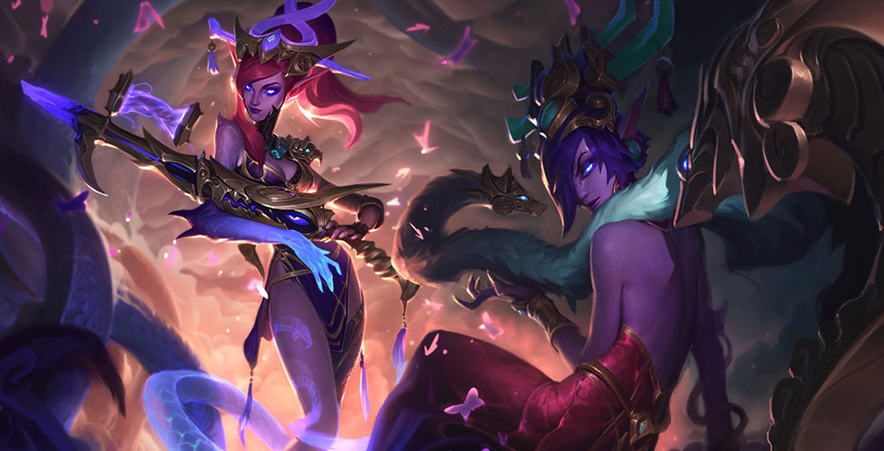 英雄联盟：重做后的天使姐妹花哪些皮肤会翻身？（莫甘娜篇）