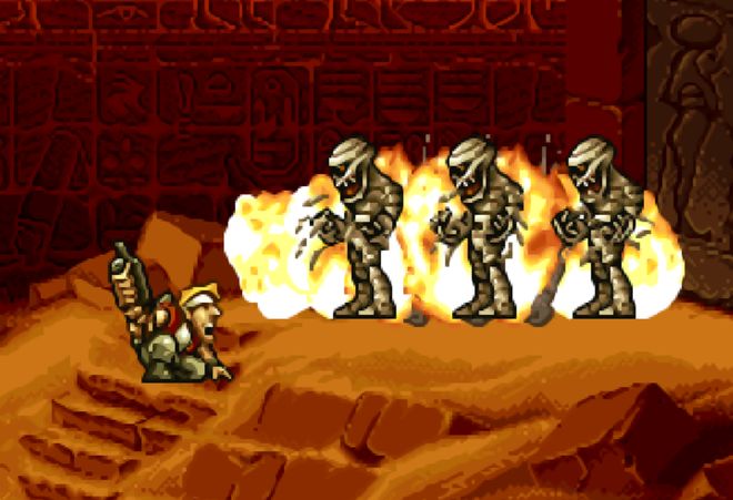 被骗了三十年：《合金弹头》石头对BOSS有奇效