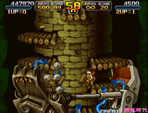 被骗了三十年：《合金弹头》石头对BOSS有奇效