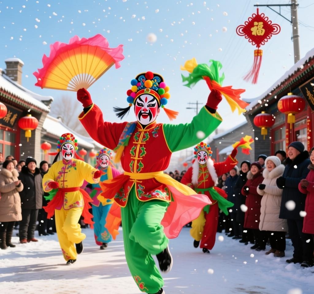 东北大秧歌：年味里的热辣狂欢，扭出红火日子