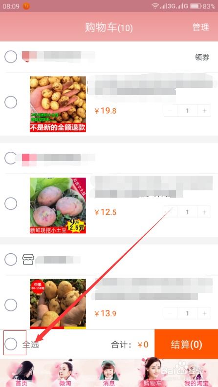 淘宝购物秘籍：如何轻松将宝贝加入购物车并一次性结算