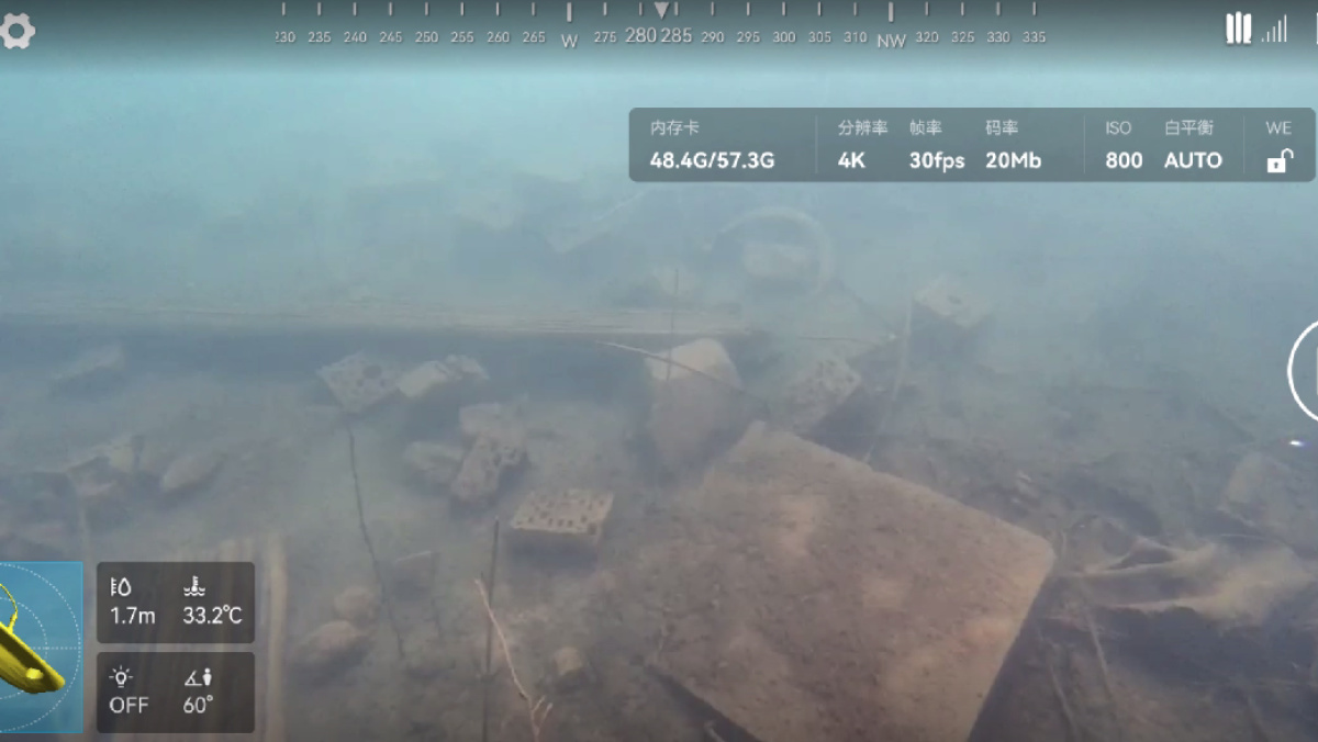 水下机器人实拍长沙网红野泳矿坑，画面令人心惊！救援人员：若溺水，救援非常困难！