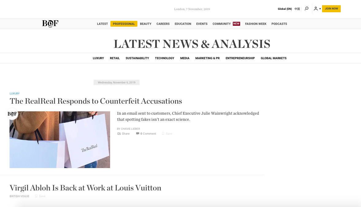 国外哪些服装时尚网站可以推荐？