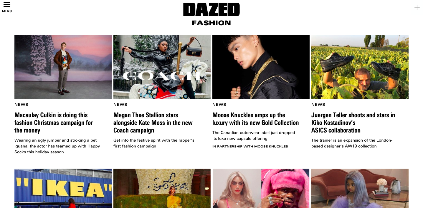 国外哪些服装时尚网站可以推荐？