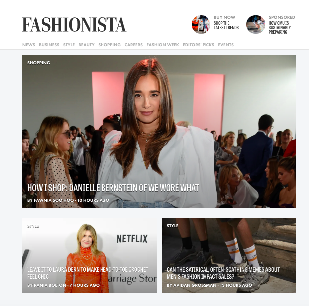 国外哪些服装时尚网站可以推荐？