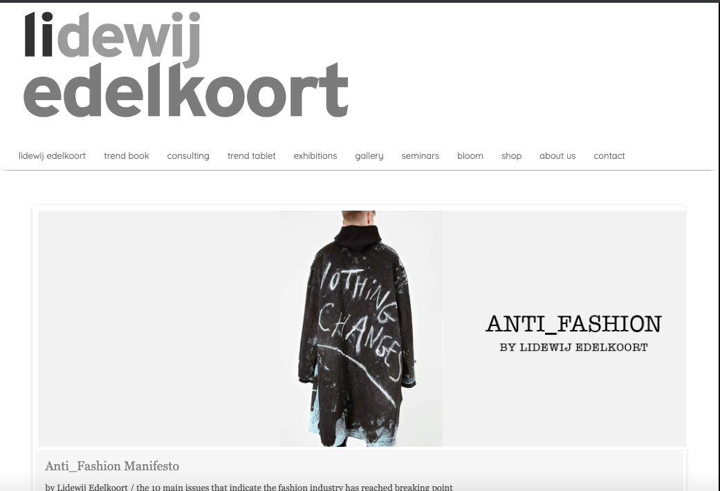 国外哪些服装时尚网站可以推荐？