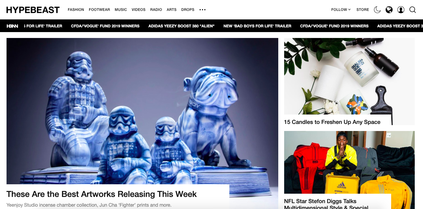 国外哪些服装时尚网站可以推荐？