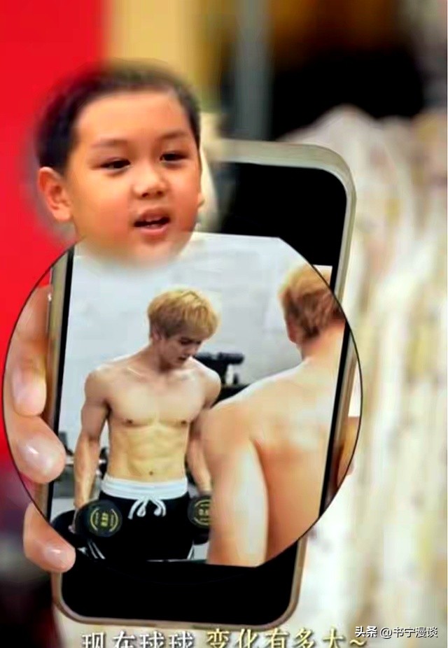 王艳儿子帅到认不出!19岁球球和妈妈一起布置豪宅 高又帅比例绝佳