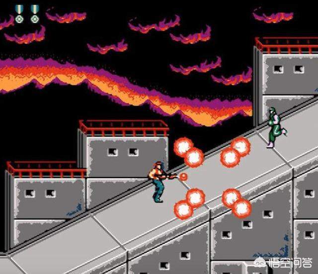 《魂斗罗》三十年后才搞懂F弹是什么玩意，关键时候能派上大用场