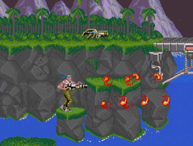 《魂斗罗》三十年后才搞懂F弹是什么玩意，关键时候能派上大用场