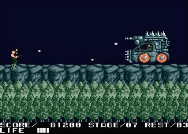 儿时的神作,长大后的渣作——简评MSX2版《魂斗罗》