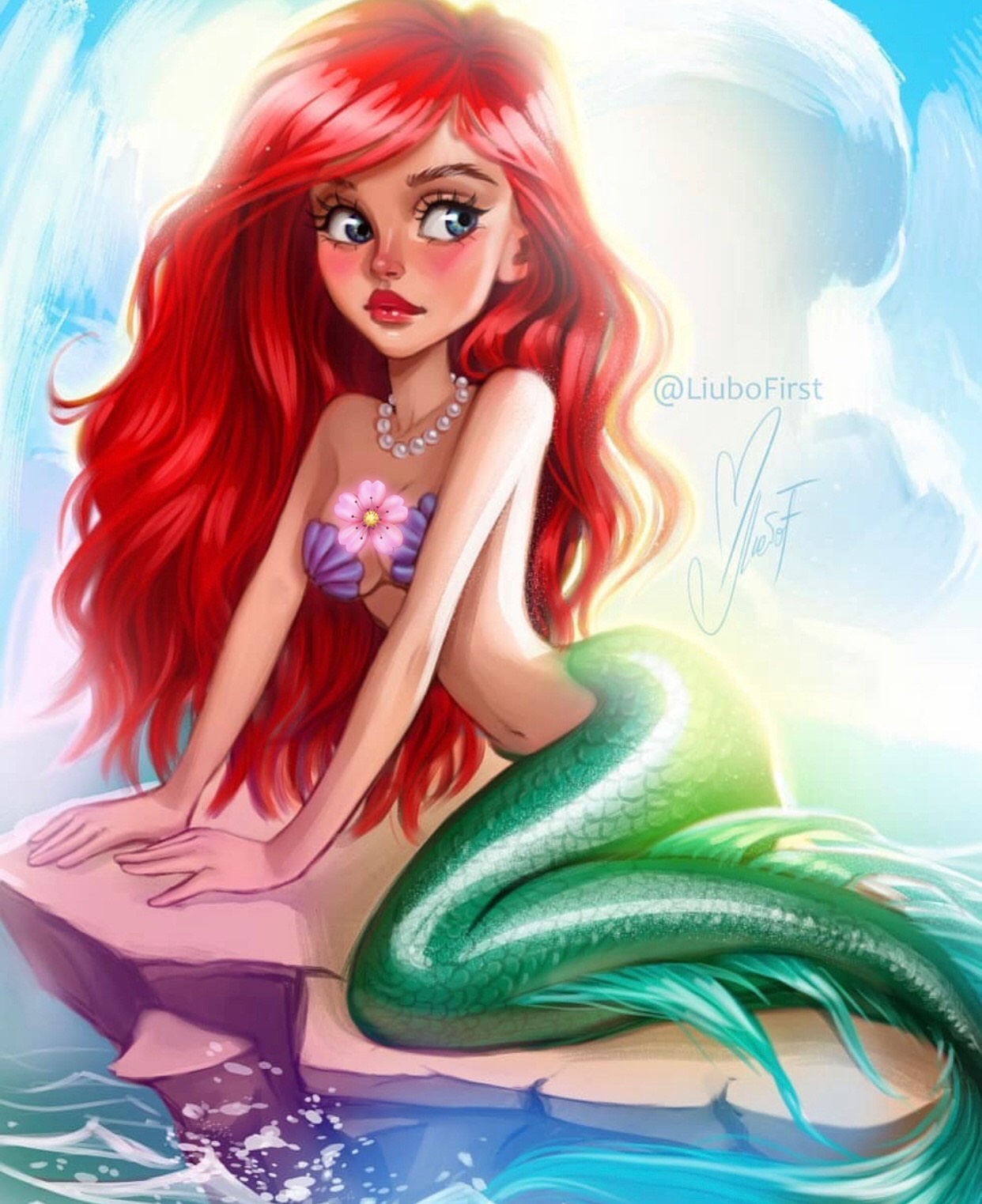 迪士尼公主碰上“芭比娃娃”画风,秒变幼齿小女孩,但身材真不像