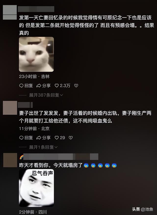 男子发布“亡妻回忆录”爆火，引发网友热议