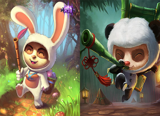 LOL四大热门英雄皮肤选择,美得不要不要得