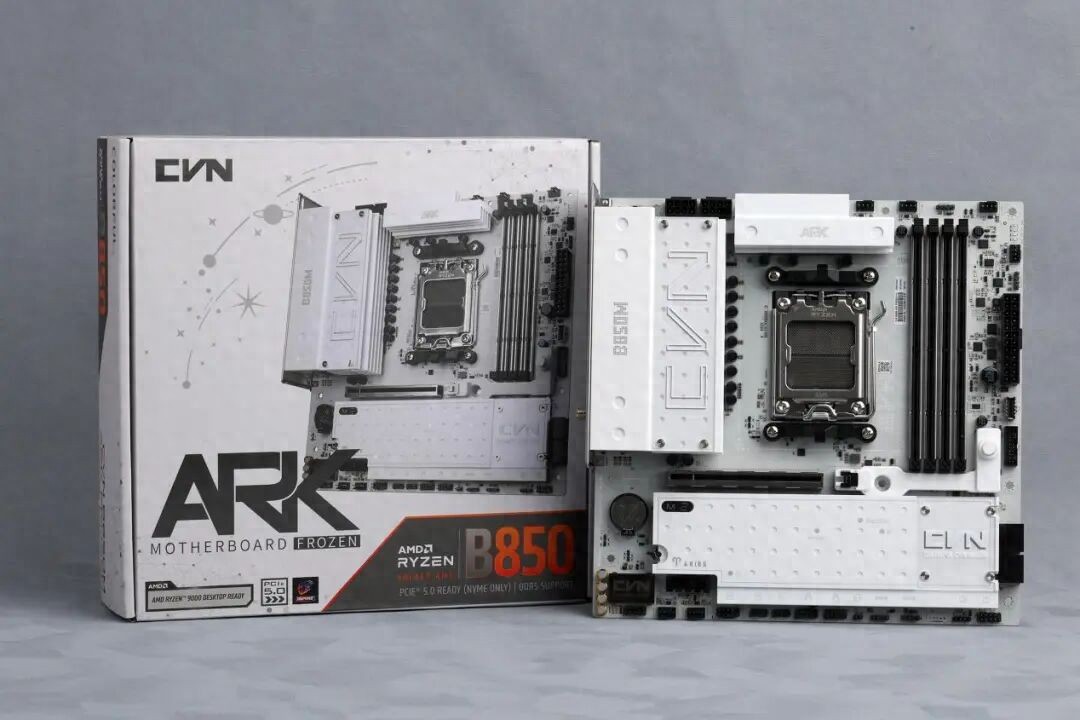 1199元获得17相供电、80A MOS与DDR5 8400内存：七彩虹B850M ARK方舟主板测试