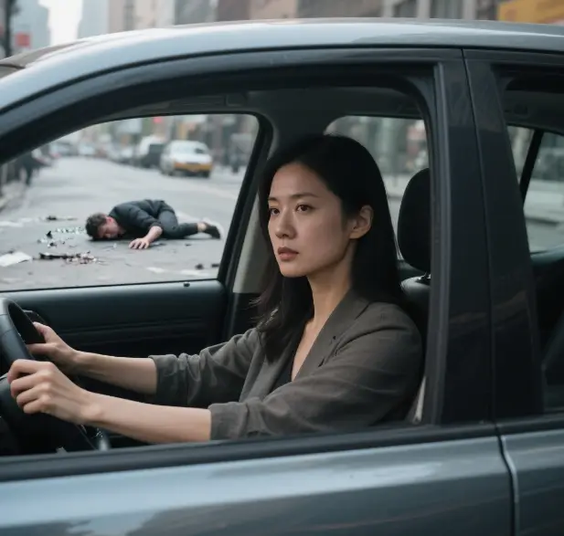 碰瓷党遇上硬茬女司机！一脚油门后，结局反转到离谱