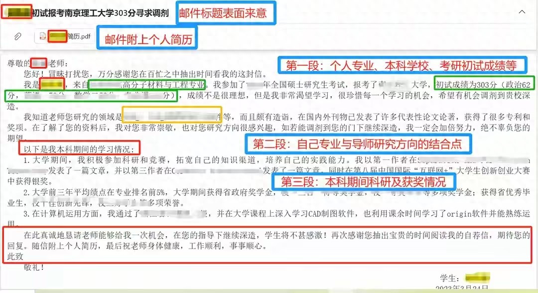 复试邮件救命指南！导师一眼相中的模板来咯