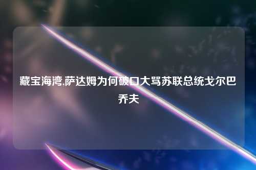 藏宝海湾,萨达姆为何破口大骂苏联总统戈尔巴乔夫